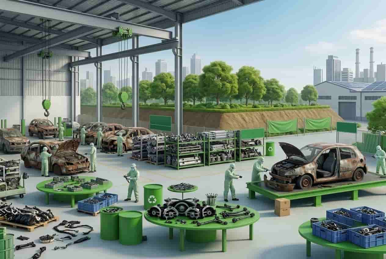 How Scrap Car Recycling Process Helps the Environment